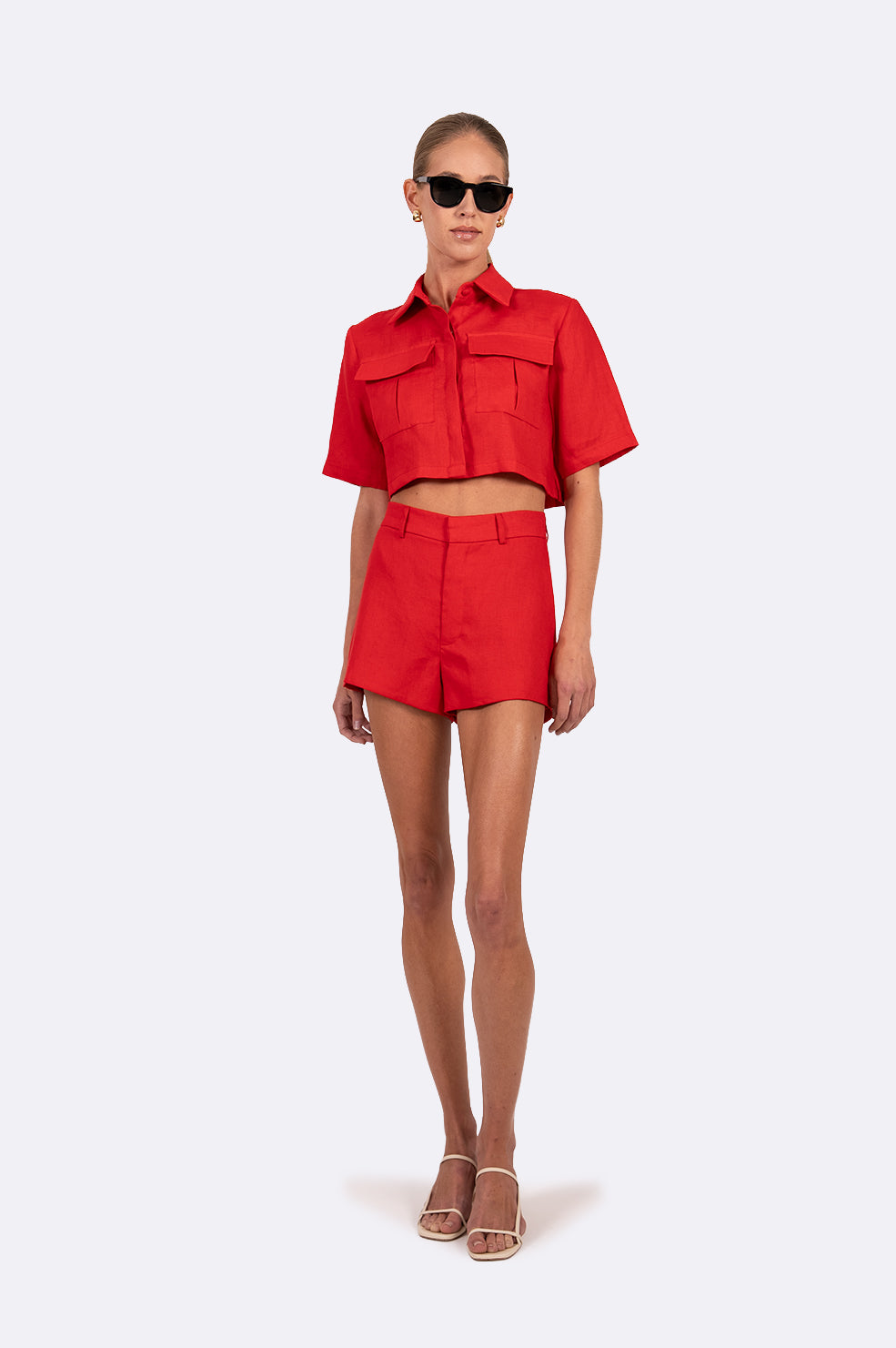 Cropped Cargo Pants