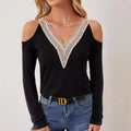 Cutout Solid Color T-Shirt
