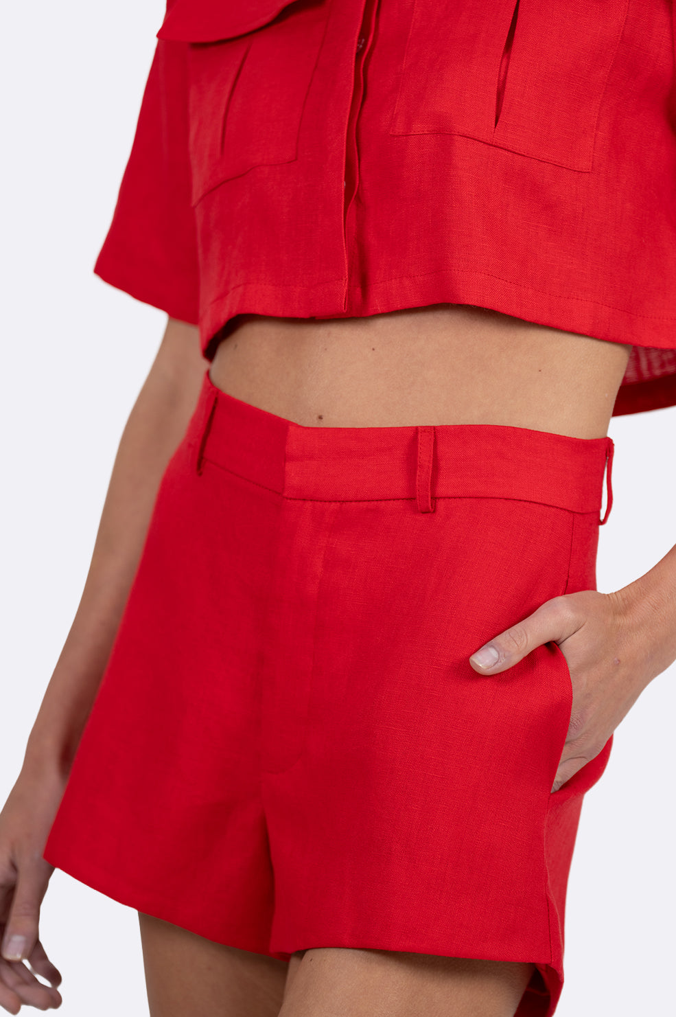 Cropped Cargo Pants